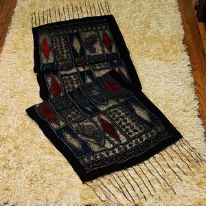 Stunning Velvet Burnout Scarf